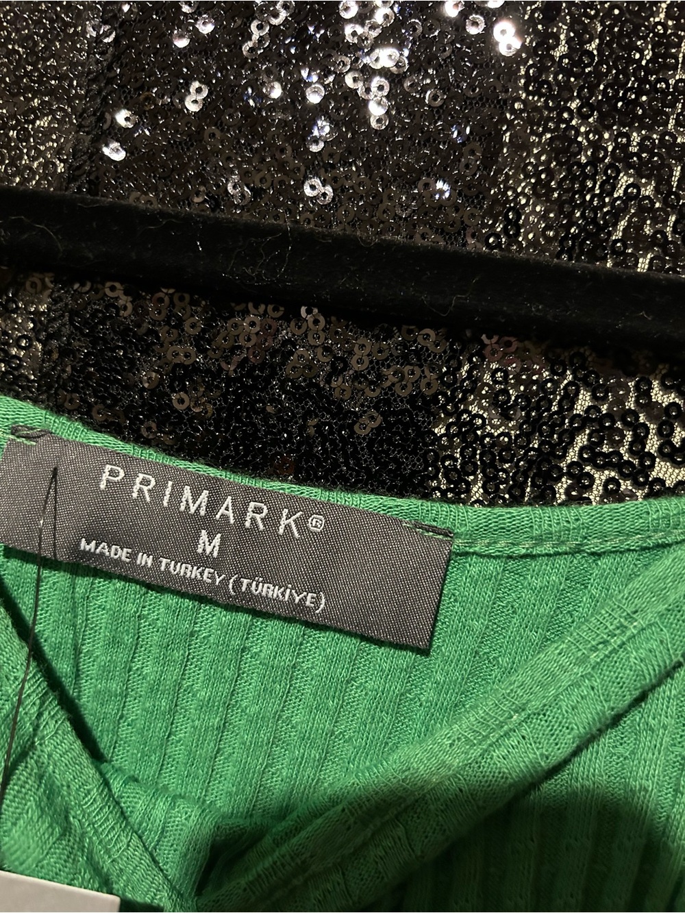 Primark Green Ribbed Dress - Medium - Picture 3 of 4